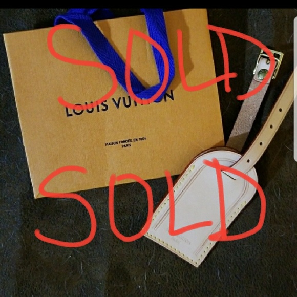 Louis Vuitton Accessories - ***SOLD***Authentic Louis Vuitton Luggage tags